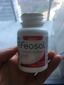 ferrous sulfate iron pills